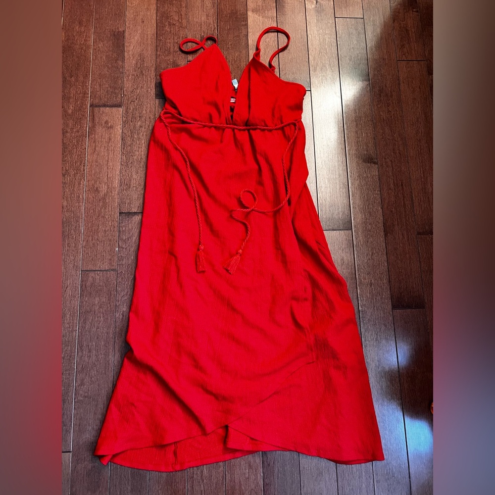 ASOS size 8 Vibrant Red Strappy Dress